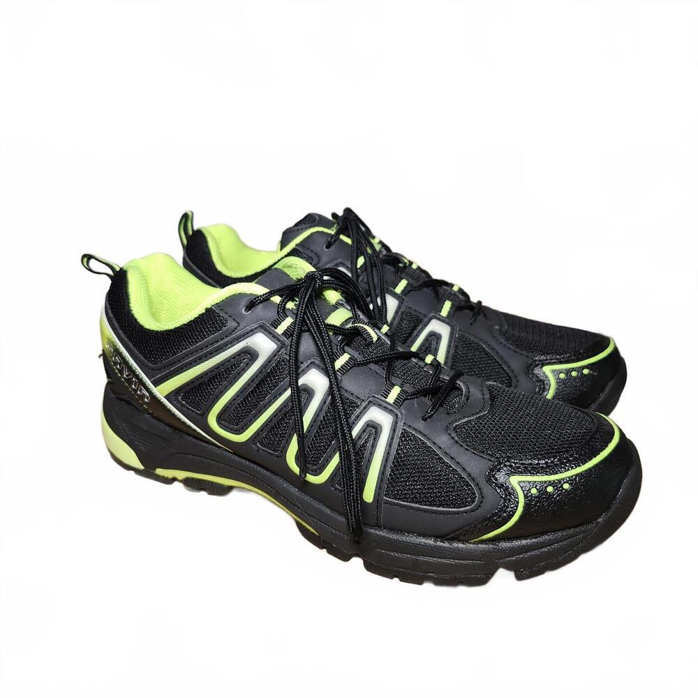 Gavin Mens Black Green Mountain MTB Lace Up Sneaker Cycling Shoes Size 8